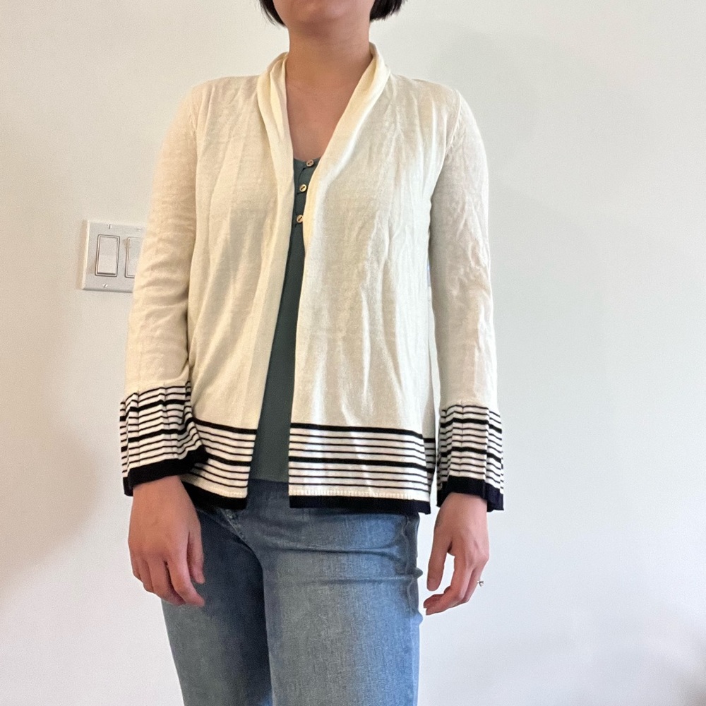 Talbots Crème Cardigan